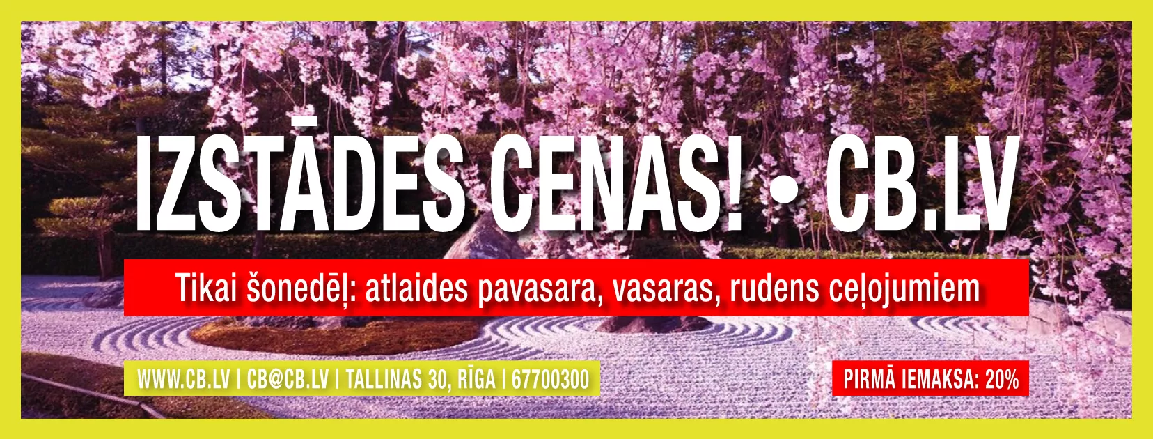 izstādes cenas