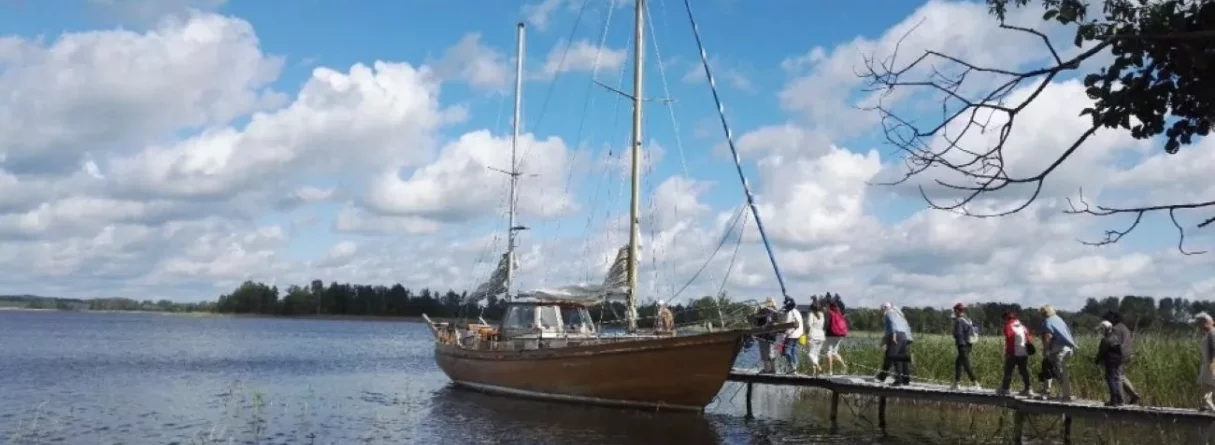 Latvijas griķu labumi un Rāznas ezera plašumi no buru jahtas klāja! 