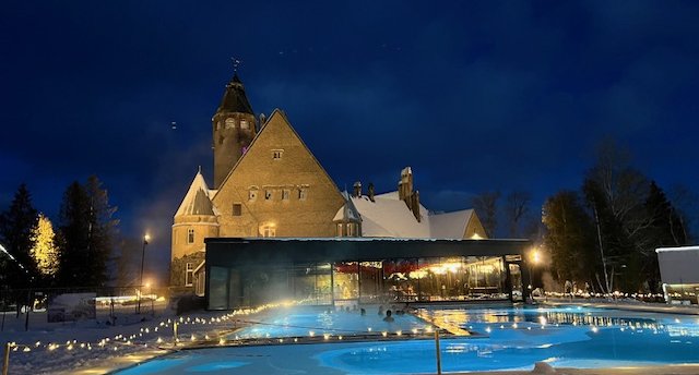 Uz TĀGEPERAS pils ZIEMAS PASAKU! VĪLANDES pils un pilsētas skaistākās vietas!