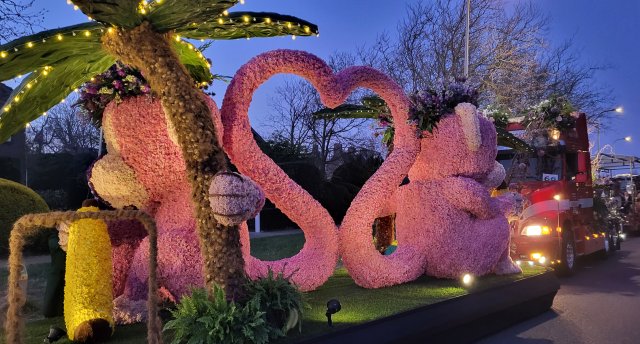 Nakts ziedu parāde Holandē