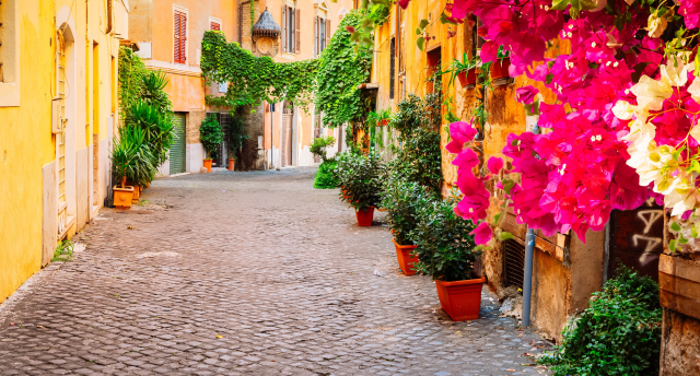 Lidojums uz Romu, viesnīca