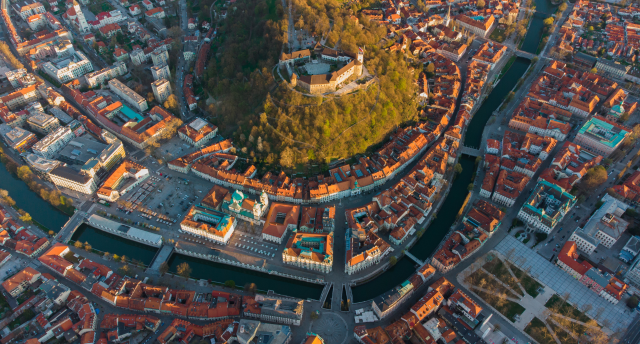 Slovēnijas un Itālijas košās ainavas