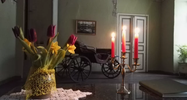 Latgale - Marinzejas muiža un parks, Varakļānu pils ekskursija sveču gaismā. Viļānu muzejs un Viļānu katoļu baznīca un klosteris 