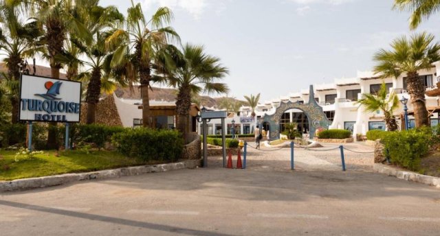 Viesnīcas skats Ēģiptē, Hurgada ar baseinu