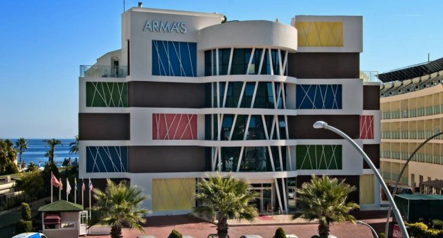 Viesnīcas skats Ēģiptē, Hurgada ar baseinu