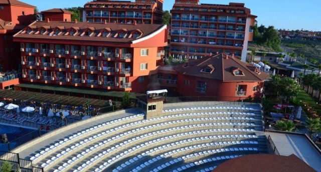 Viesnīcas skats Ēģiptē, Hurgada ar baseinu