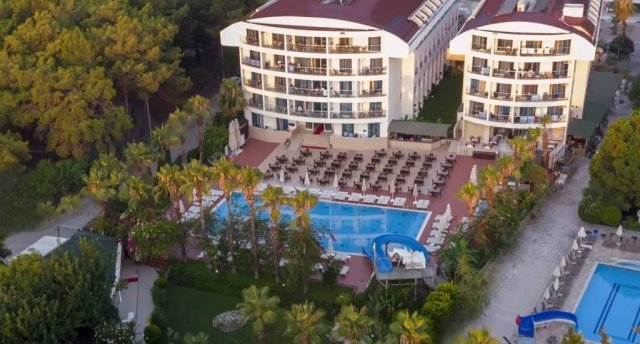 Viesnīcas skats Ēģiptē, Hurgada ar baseinu