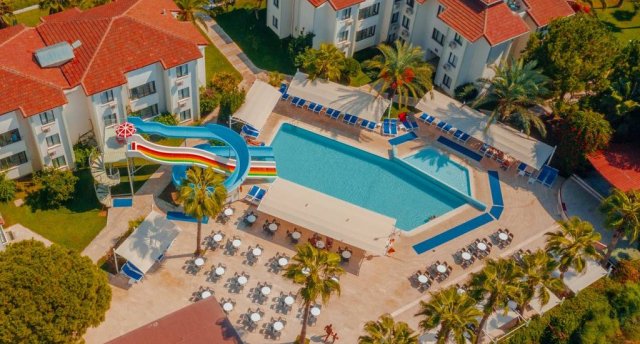 Viesnīcas skats Ēģiptē, Hurgada ar baseinu