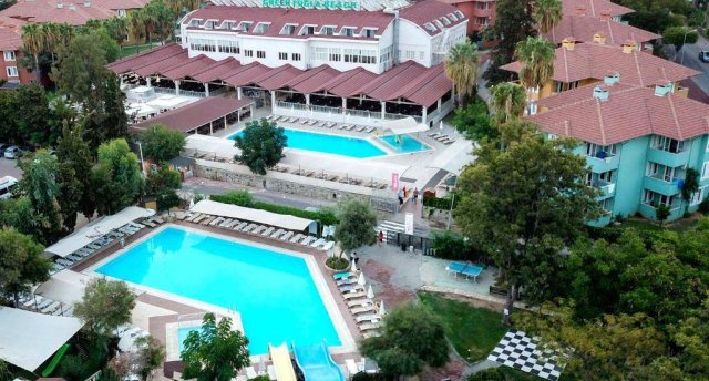 Viesnīcas skats Ēģiptē, Hurgada ar baseinu