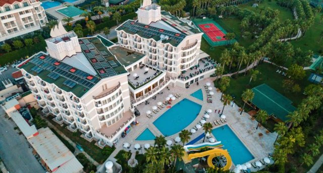 Viesnīcas skats Ēģiptē, Hurgada ar baseinu