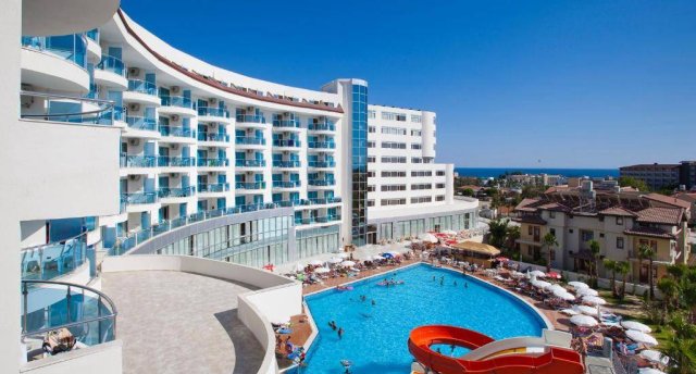 Viesnīcas skats Ēģiptē, Hurgada ar baseinu