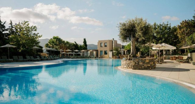 Viesnīcas skats Ēģiptē, Hurgada ar baseinu