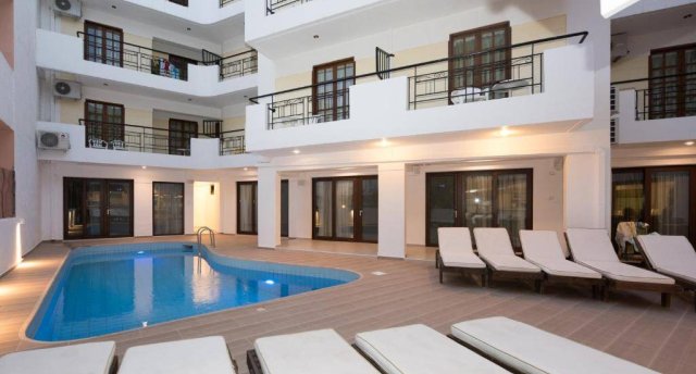 Viesnīcas skats Ēģiptē, Hurgada ar baseinu