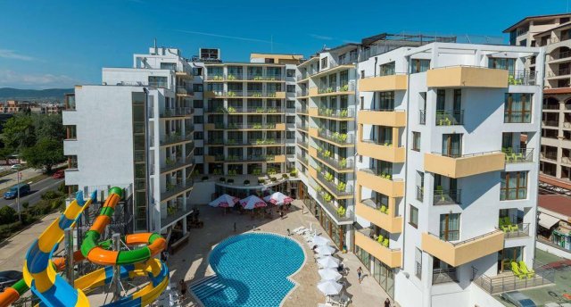 Viesnīcas skats Ēģiptē, Hurgada ar baseinu