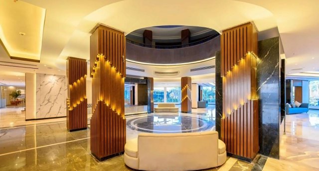 Viesnīcas skats Ēģiptē, Hurgada ar baseinu