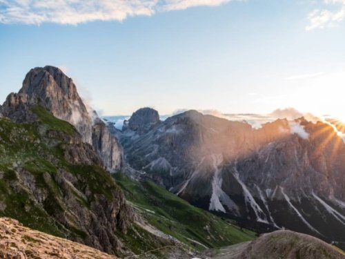 Trekings Dolomītu Alpos Itālijā